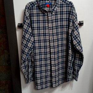 Puritan long sleeve button-up shirt 3XL